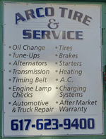 Arco Tire & Service Services | 18 Clarendon Ave, Somerville MA 02144 | 617-623-9400